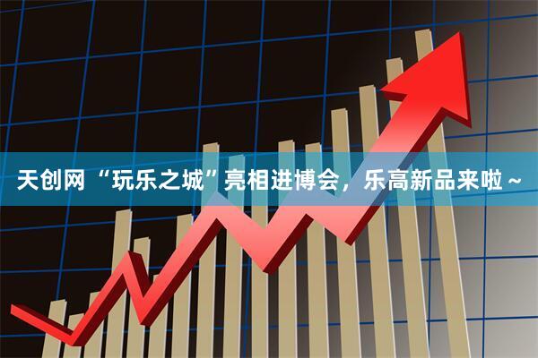 天创网 “玩乐之城”亮相进博会,乐高新品来啦~