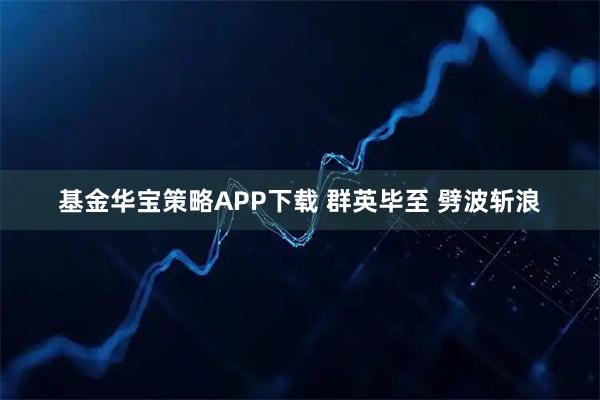 基金华宝策略APP下载 群英毕至 劈波斩浪